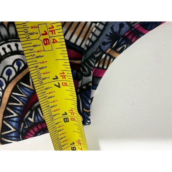 Women Vintage Style Sleeveless Elegant Size L Dress Bohemian Geometric Pattern - Picture 9 of 11